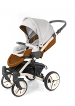 Прогулочная коляска Esspero Grand Tour (шасси Beige GT) — Orange leatherette