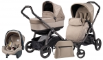 Коляска 3 в 1 Peg Perego Book S Pop Up Modular System (шасси Jet) — Cream