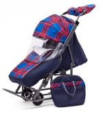 Санки-коляска Pikate Supreme — Синий