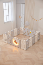 Манеж UNIX Kids DeLuxe 150 x 180 cм — Grey