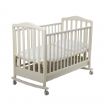 Детская кроватка Papaloni (Папалони) Винни качалка —  слоновая кость