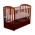 Детская кроватка Papaloni (Папалони) Джованни Маятник —  темный орех