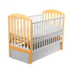 Детская кроватка Papaloni (Папалони) Джованни Маятник —  белый-желтый
