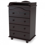 Пеленальный комод Gandilyan (Гандылян) Аистенок мини люкс — Махагон