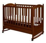 Детская кроватка Кубаньлесстрой Семицветик АБ 18.1 — Орех