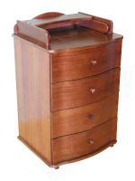 Пеленальный комод Красная звезда (Можга) С 439 — ШОКОЛАД