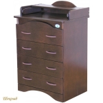 Пеленальный комод Красная Звезда Можга С 492 — ШОКОЛАД