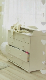 Пеленальный комод Красная звезда (Можга) С 571Д —  слон.кость