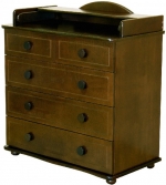 Пеленальный комод Красная звезда (Можга) С 571Д —  вишня