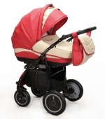 Коляска 3 в 1 Aneco Venezia (Экокожа) —  SC-1