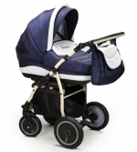 Коляска 3 в 1 Aneco Venezia (Ткань-Кожа) —  TS-5