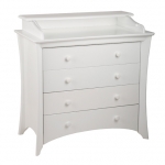 Пеленальный комод Papaloni Luna 650 —  белый