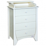 Пеленальный комод Papaloni Olivia 510 —  белый