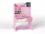Стол с надстройкой ABC-KING Принцесса — розовый