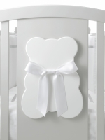 Пеленальный комод с ванночкой Erbesi Bubu Fiocco — White