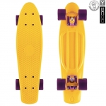 Скейтборд Y-SCOO Big Fishskateboard 27" — YELLOW/dark purple