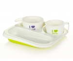 Набор посуды для кормления Farlin — Салатовый