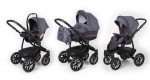 Коляска 3 в 1 Esspero Discovery (шасси Black) — Dark Grey
