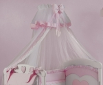 Балдахин с держателем Roman Baby CUORE DI MAMMA — Pink (Розовый)