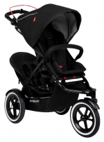 Коляска для двойни Phil and Teds Sport (Navigator 2) — Black