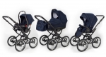 Коляска 3 в 1 Esspero Classic (шасси Black) — Mar Carbon