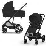 Коляска 2 в 1 Cybex Balios S Lux — BLK Moon Black