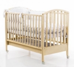 Детская кроватка Bambolina Roc 125x65 — натуральный