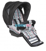 Коляска 2 в 1 Teutonia Fun —  4855 Checked Pastel