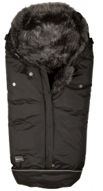 Зимний конверт BOZZ с длинным ворсом — 20-2015-3 Черный/Серый