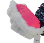 Муфта для рук на коляску Esspero Maria (Натуральный мех) — Pink