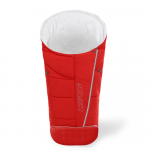 Конверт в коляску Esspero Maris Plus (флис + натуральный мех) — Red