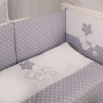 Комплект постельного белья Lepre Baloons 6 предметов (125*65) — Серый горох