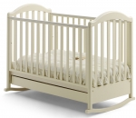 Детская кроватка-качалка Baby Italia Euro — Слоновая кость (Avorio laccato)