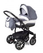 Коляска для новорожденных Esspero Discovery (шасси Black) — Grey Lux