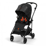 Прогулочная коляска Cybex Melio — Street Real Black с дождевиком