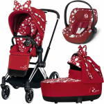 Коляска 3 в 1 Cybex Priam III Jeremy Scott Petticoat (Cloud Z) — Chrome Black