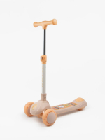 Самокат (кикборд) трехколесный Amarobaby Art — Оранжевый