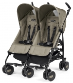 Коляска для двойни Peg Perego Pliko Mini Twin — Geo Beige