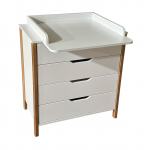 Пеленальный комод КЕДР Alisa — Белый/Бук	