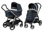 Коляска 2 в 1 Peg Perego Book S Pop Up Combo — Luxe Blue
