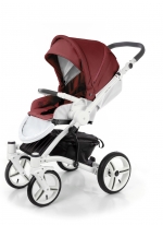 Прогулочная коляска Esspero Grand Tour (шасси White GT) — Cherry leatherette