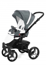 Прогулочная коляска Esspero Grand Tour (шасси Black) — Nappa Blue Grey