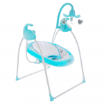 Электрокачели Pituso Carino — GREEN/Бирюза МИШКИ