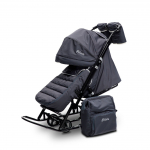 Санки-коляска Pikate Onyx — серый