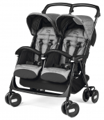 Коляска для двойни Peg Perego Aria Shopper Twin — Cinder