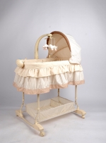 Колыбель-качалка BeeAngel — Бежевая полоска