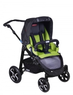Прогулочная коляска Patron Fenix 4C-B (черная рама)  — gento kiwi 602