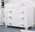 Тумба Micuna Juliette Luxe CO-1717 со Swarowski — white/blue