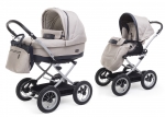 Коляска 2 в 1 Peg Perego Culla Elite Auto Velo + Seggiolino Giro — Luxe Beige