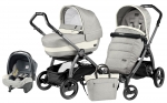 Коляска 3 в 1 Peg Perego Book S Elite Set Modular (шасси Jet) — Luxe Opal